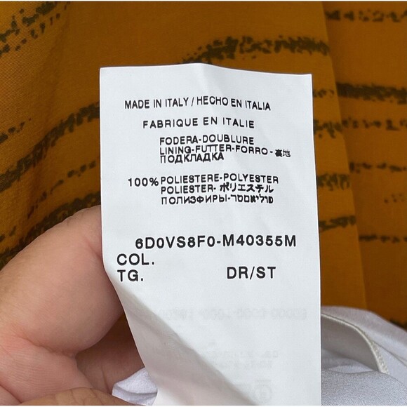 M MISSONI ABSTRACT SILK DRESS SIZE 6 - Picture 11 of 12